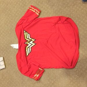 Wonder Woman Kids Costume T-Shirt - Red and Gold